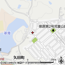 奈良県大和郡山市泉原町69-17周辺の地図