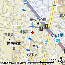 リパーク阪南町１丁目第２駐車場周辺の地図