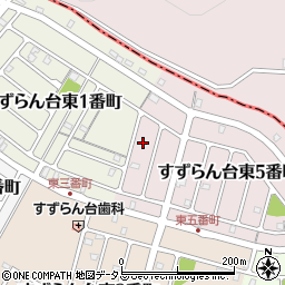 三重県名張市すずらん台東５番町9周辺の地図