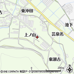 愛知県田原市石神町上ノ山周辺の地図