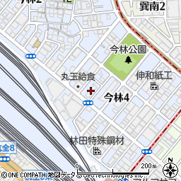 大阪市厚生年金住宅東部コーポ１周辺の地図