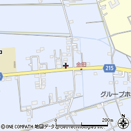 岡山県岡山市東区金田694周辺の地図