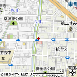 リパーク杭全２丁目第２駐車場周辺の地図