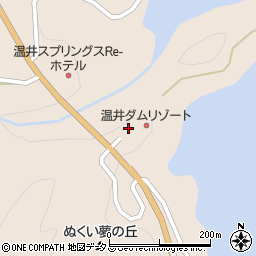 温井ダムレストランUNO周辺の地図