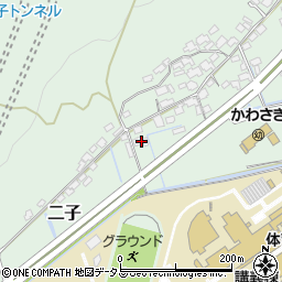 岡山県倉敷市二子159周辺の地図