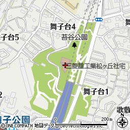 苔谷公園コミュニティセンター周辺の地図