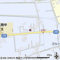 岡山県岡山市東区金田696-32周辺の地図