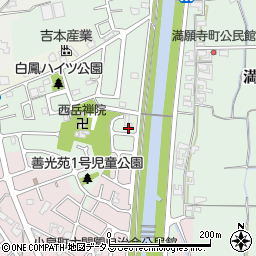 奈良県大和郡山市満願寺町814-20周辺の地図
