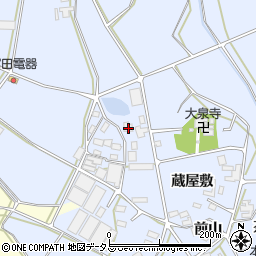 愛知県田原市大草町蔵屋敷83周辺の地図