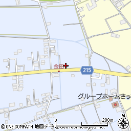岡山県岡山市東区金田687-1周辺の地図