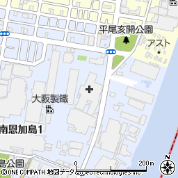 大阪新運輸株式会社　恩加島営業所周辺の地図