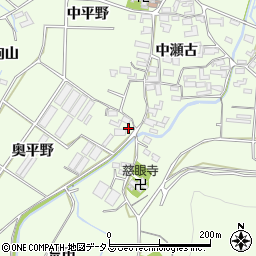 愛知県田原市石神町梨木周辺の地図
