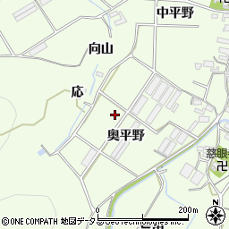 愛知県田原市石神町奥平野周辺の地図