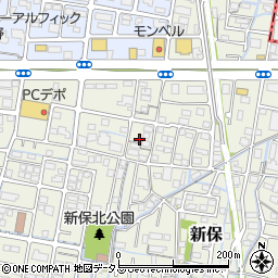 岡山県岡山市南区新保1609-19周辺の地図
