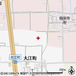 奈良県大和郡山市大江町周辺の地図