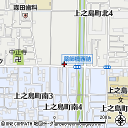 大阪府八尾市上之島町北3丁目67周辺の地図