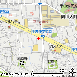 おかやま信用金庫平井支店周辺の地図