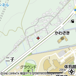 岡山県倉敷市二子163周辺の地図