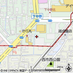 日本通運株式会社　岡山中央事業所　引越・美術品センター周辺の地図