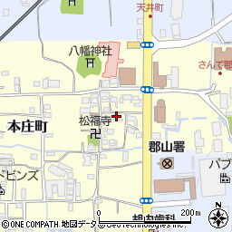 奈良県大和郡山市本庄町148周辺の地図