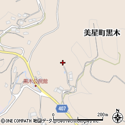 岡山県井原市美星町黒木327周辺の地図
