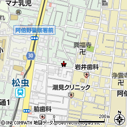 日本ナザレン教団阿倍野教会周辺の地図