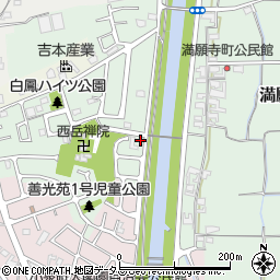 奈良県大和郡山市満願寺町814-6周辺の地図