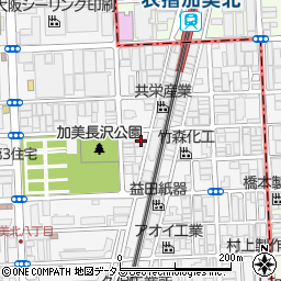 大阪府大阪市平野区加美北8丁目4-7周辺の地図