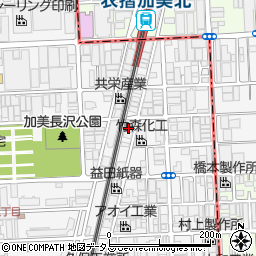 川本プロセス周辺の地図