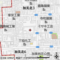 大阪府大阪市平野区加美北3丁目15周辺の地図