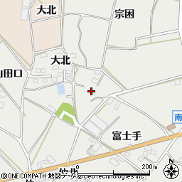 愛知県田原市南神戸町南町周辺の地図