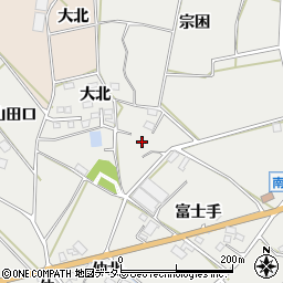愛知県田原市南神戸町（南町）周辺の地図