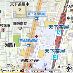 業務スーパー　天下茶屋駅前店周辺の地図