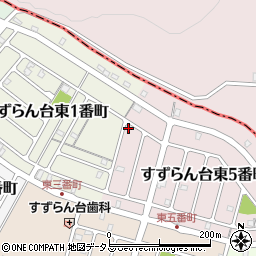 三重県名張市すずらん台東５番町12周辺の地図