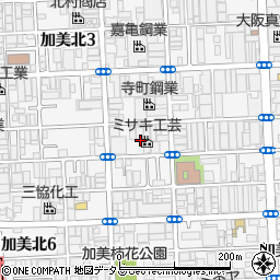 大阪府大阪市平野区加美北3丁目14周辺の地図
