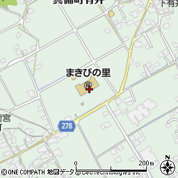 倉敷市　まきびの里保育園周辺の地図