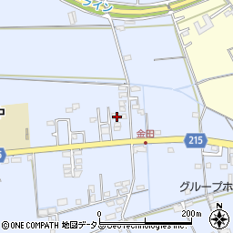 岡山県岡山市東区金田692周辺の地図