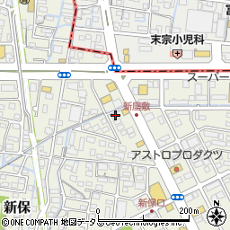 岡山県岡山市南区新保1192-1周辺の地図