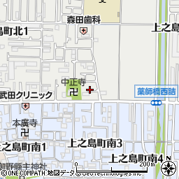 大阪府八尾市上之島町北2丁目53周辺の地図