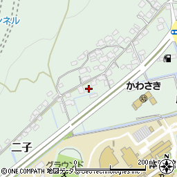 岡山県倉敷市二子224周辺の地図