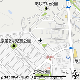 奈良県大和郡山市泉原町78-5周辺の地図