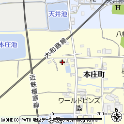 奈良県大和郡山市本庄町126周辺の地図