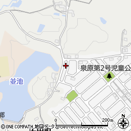 奈良県大和郡山市泉原町71-2周辺の地図