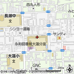 東大阪市立長瀬南小学校周辺の地図