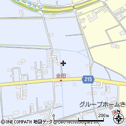 岡山県岡山市東区金田688周辺の地図