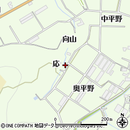 愛知県田原市石神町応周辺の地図