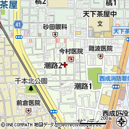 阪田製作所周辺の地図