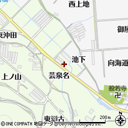 愛知県田原市石神町沖田周辺の地図