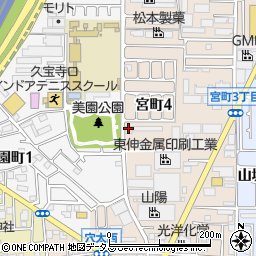 柴田運送株式会社　八尾ターミナル周辺の地図