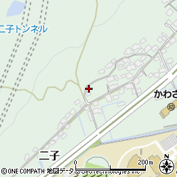 岡山県倉敷市二子708周辺の地図